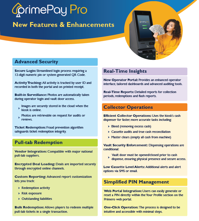 PrimePay Pro - New Features