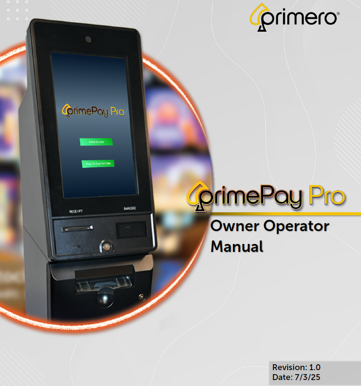 PrimePay Pro - Owner Op Manual